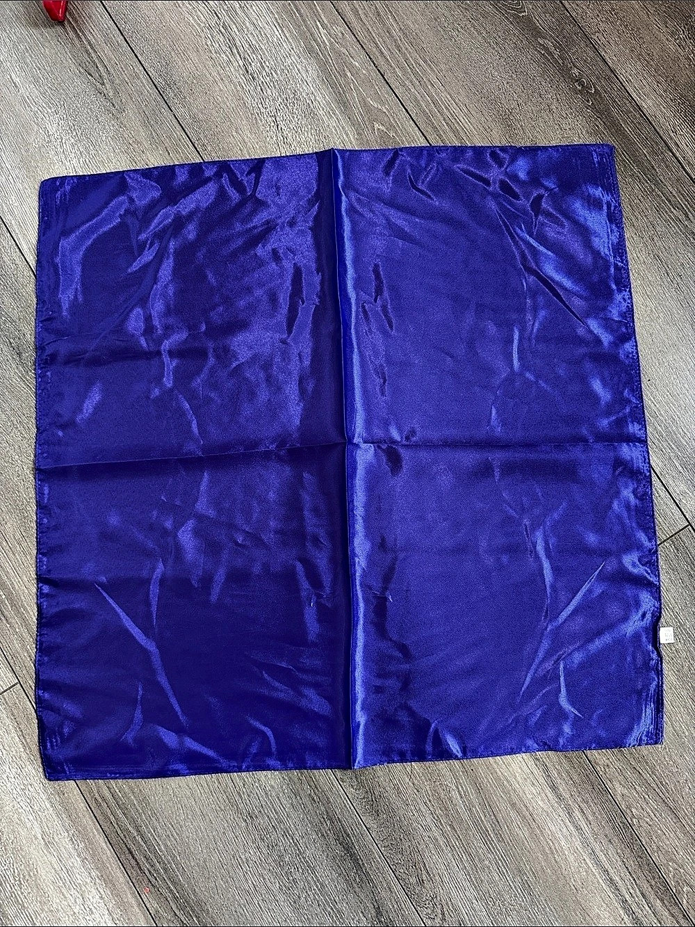 Blue Polyester Scarf